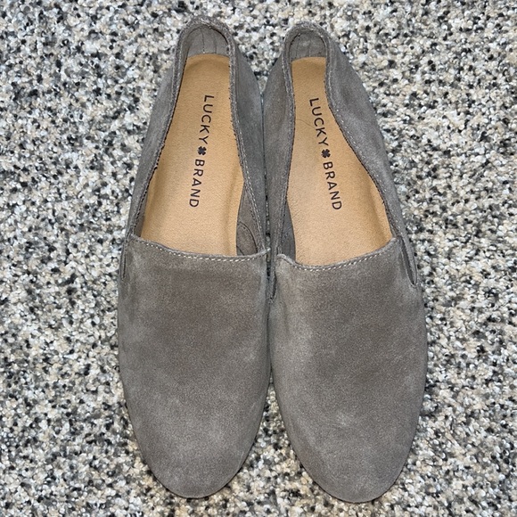 Lucky Brand Suede Loafers - Picture 2 of 3